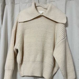 HM Cream knit sweater